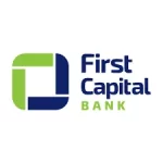 First Capital Bank logo with a white background