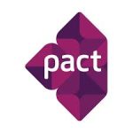 Pact logo designed in a white background